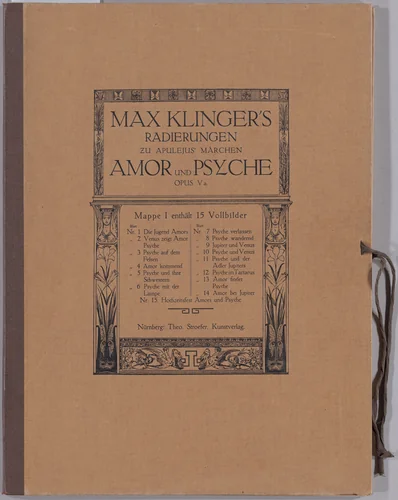 Amor und Psyche [Opus Va] by Max Klinger, portfolio, 1880-1907