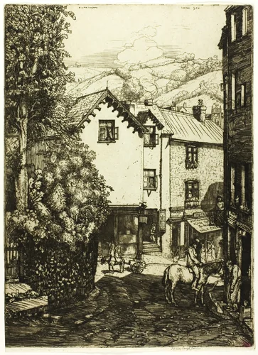 Lynton, England by Donald Shaw MacLaughlan, print, 1906