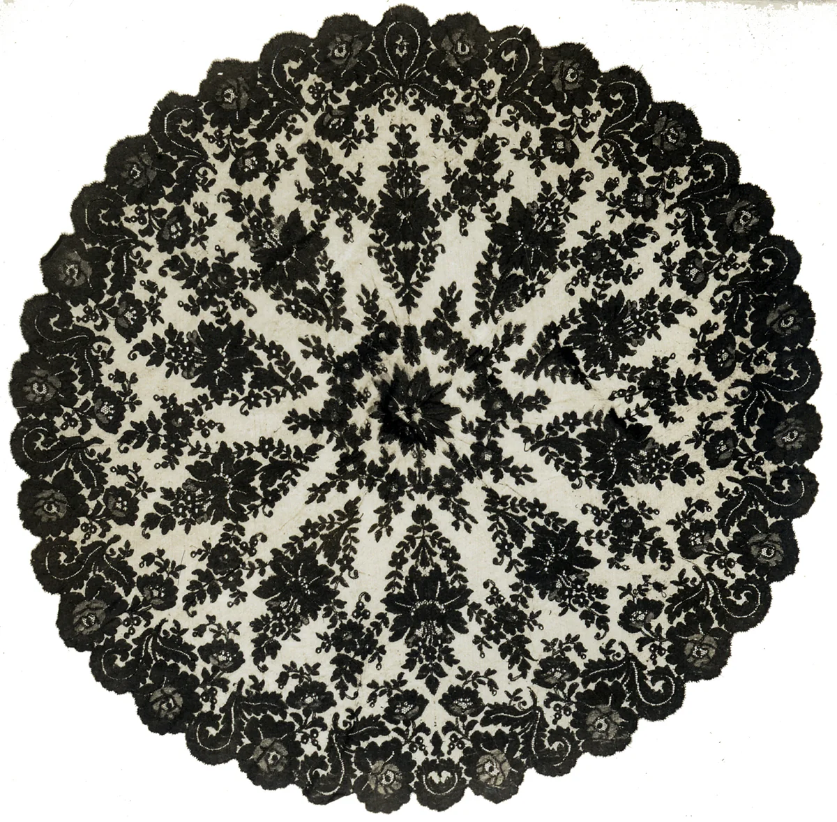 Parasol Cover by France or England, textile, 1870-1879