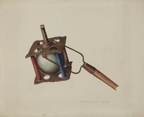 Parade Torch by William H. Edwards, index of american design, 1939