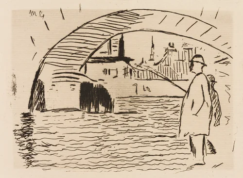 The Arch of the Bridge, plate 6 from Le Fleuve by Édouard Manet, print, 1874