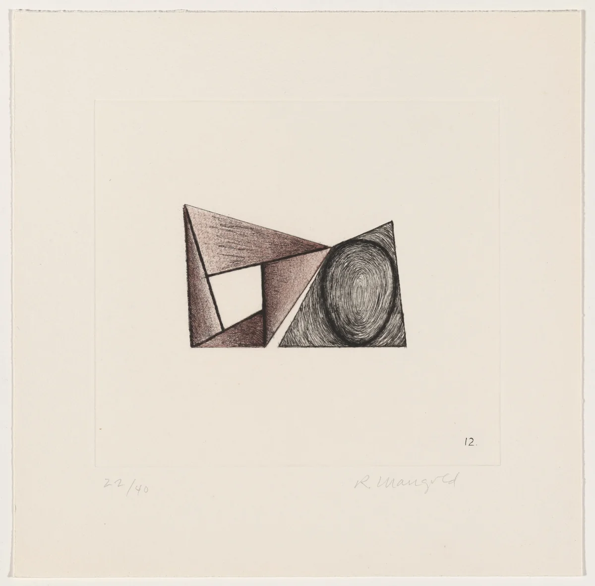 Pages, 12 by Robert Mangold, portfolio, 1989