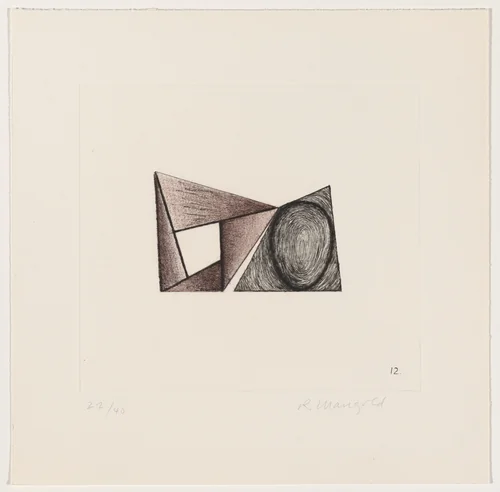 Pages, 12 by Robert Mangold, portfolio, 1989