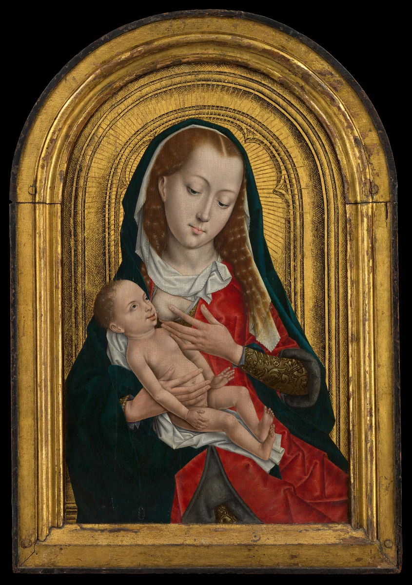 Virgin and Child by Rogier van der Weyden, painting, 1480-1490