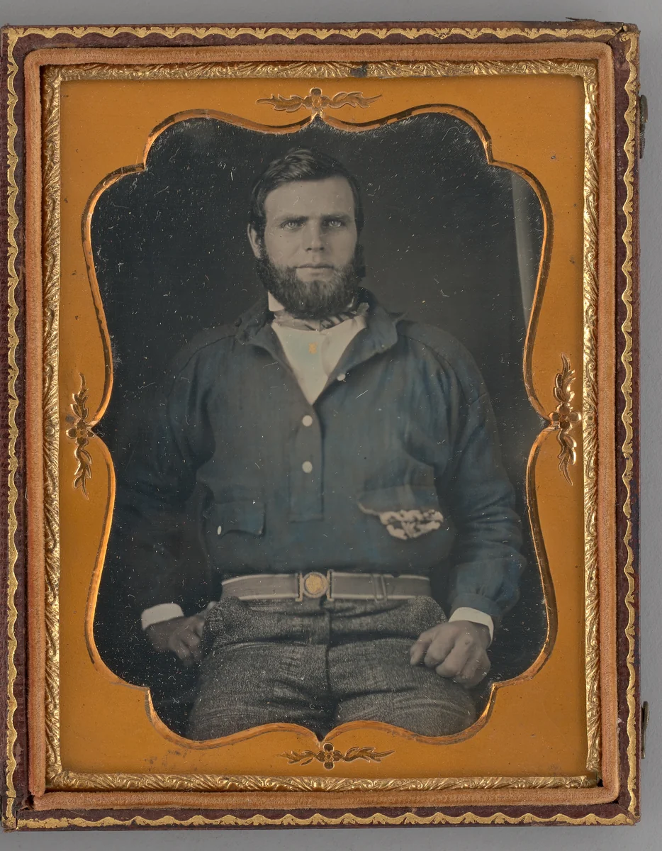 Untitled (Portrait of a Gold Miner) by Unknown maker, other, 1853