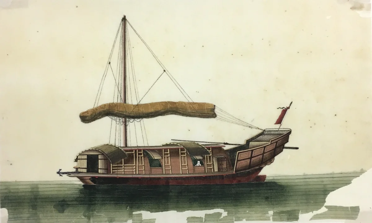 Ship paintings by China, painting, 1834-1866