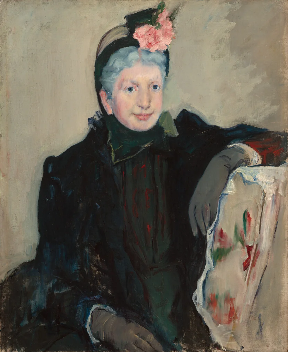 Portrait of an Elderly Lady by Mary Cassatt, painting, 1887