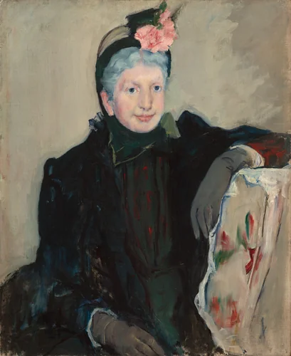 Portrait of an Elderly Lady by Mary Cassatt, painting, 1887