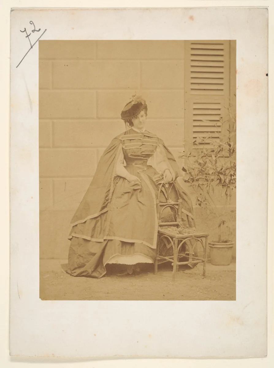 La robe de taffetas by Pierre-Louis Pierson, photograph, 1860-1869