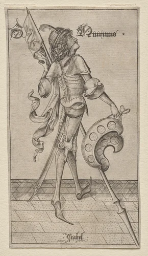 St. Quirinus by Israhel van Meckenem, print, 1470-1480