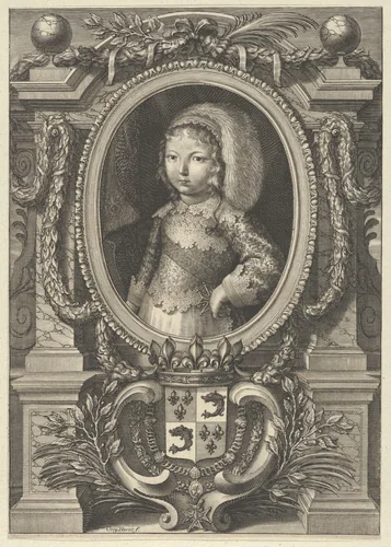 Louis XIV as Dauphin by Grégoire Huret, print, 1720-1760