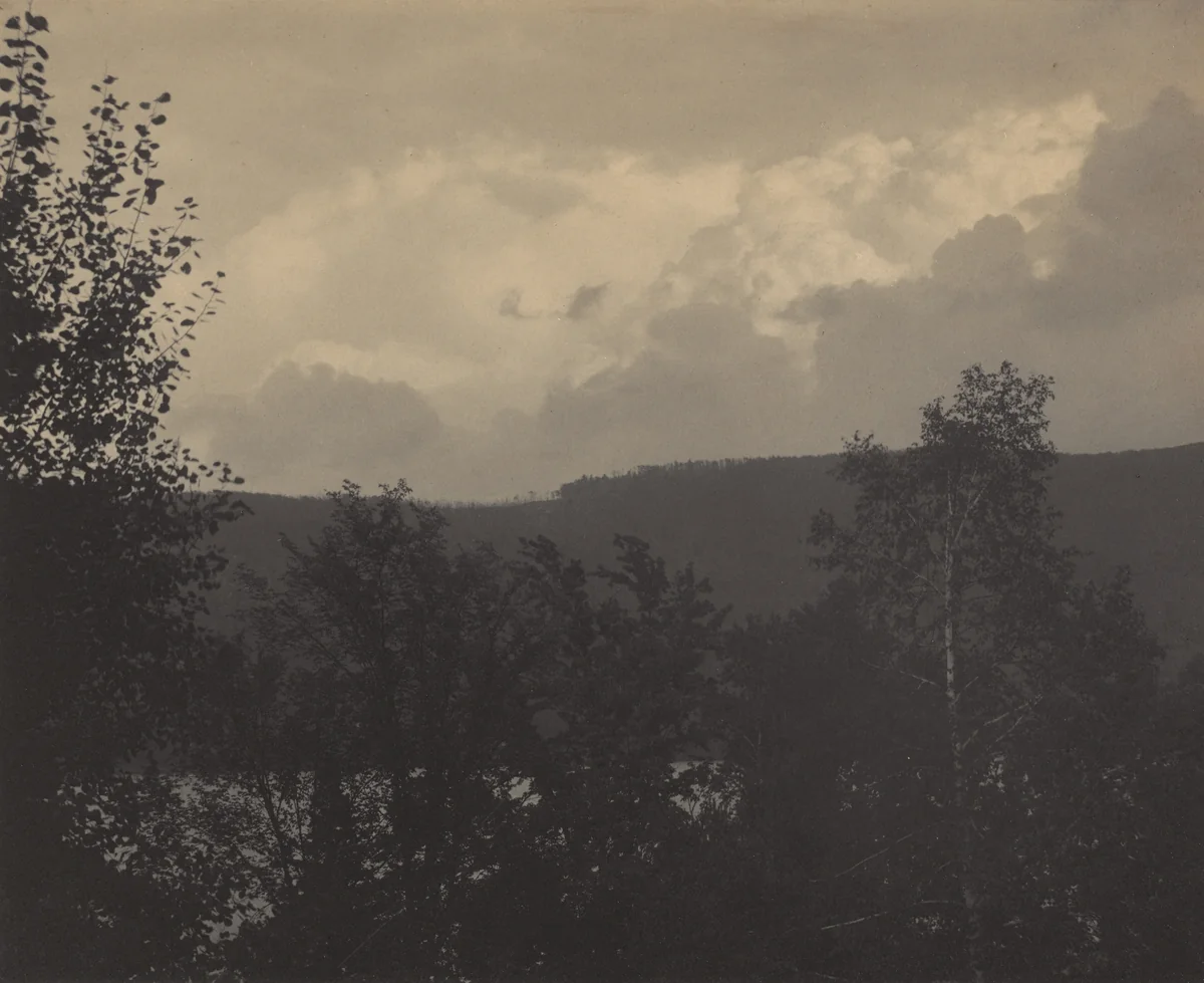 Lake George by Alfred Stieglitz, photograph, 1916-1917