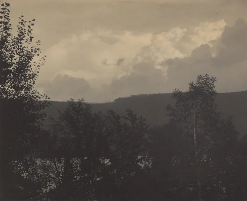 Lake George by Alfred Stieglitz, photograph, 1916-1917