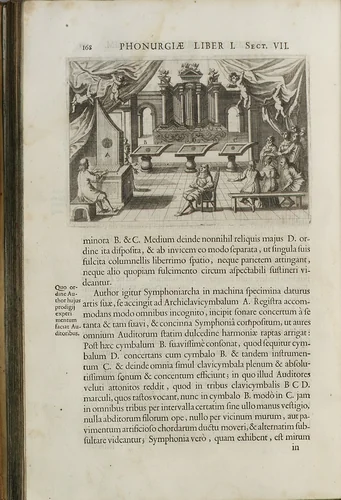 Phonurgia nova, sive conjugium mechanico-physicum artis & natvrae paranympha phonosophia concinnatum . . . by Athanasius Kircher, artwork, 1673