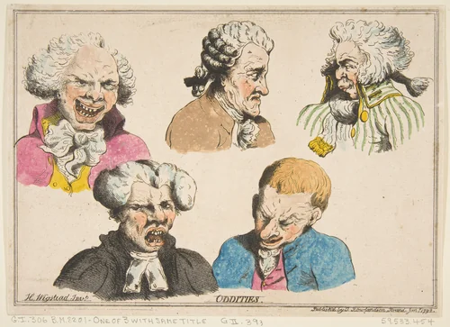 Oddities by Thomas Rowlandson, print, 1792