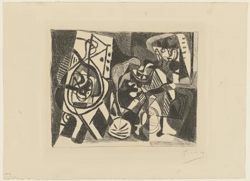 Interior Scene (Scène d'intérieur) by Pablo Picasso, print, 1926