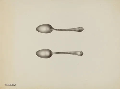Silver Spoon by Kalamian Walton, index of american design, 1938