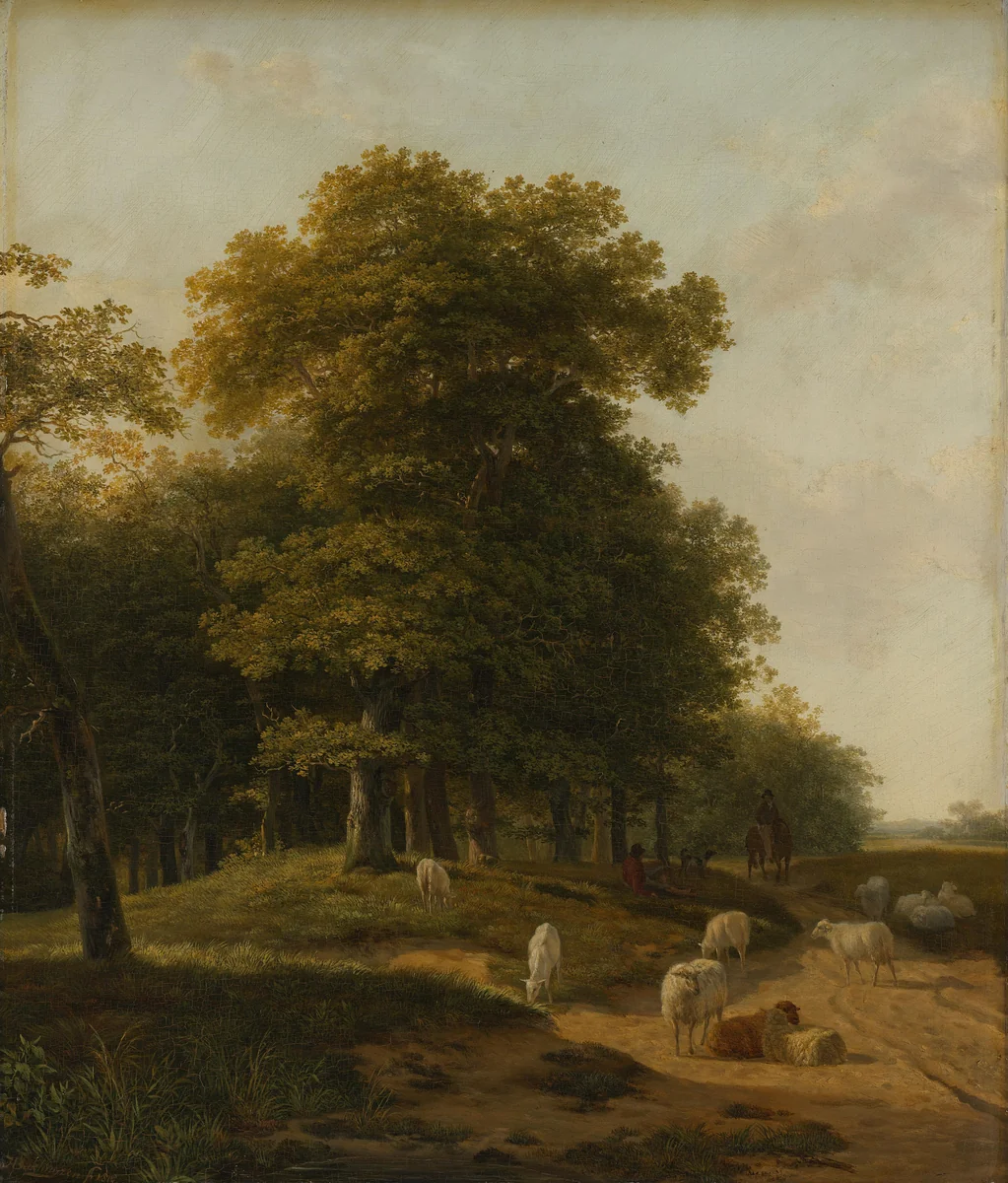 Gelder Landscape by Hendrikus van de Sande Bakhuyzen, painting, 1818