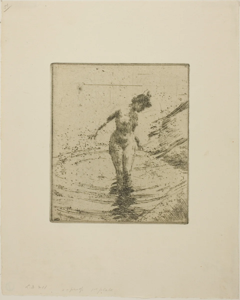 Cercles d'eau I by Anders Zorn, print, 1907