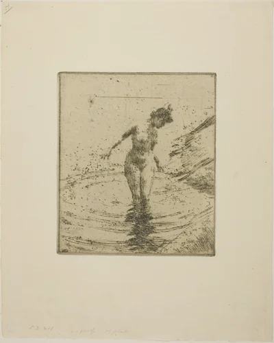 Cercles d'eau I by Anders Zorn, print, 1907