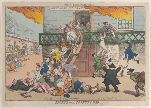 Sports of a Country Fair by Thomas Rowlandson, print, 1810