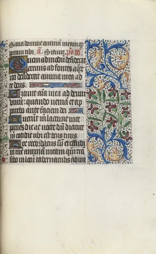Book of Hours (Use of Rouen): fol. 129r by Master of the Geneva Latini, book, 1465-1475