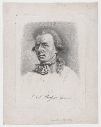 Portrait of Jean-Jacques de Boissieu by anonymous, print, 1800-1840