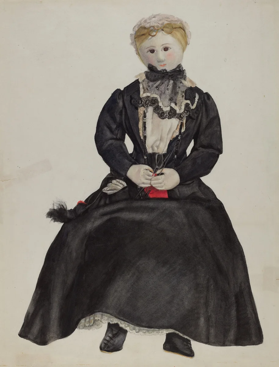 Doll by Jane Iverson, index of american design, 1936