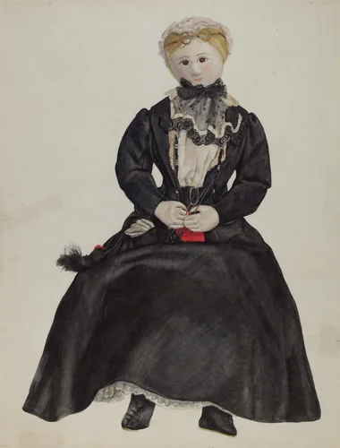 Doll by Jane Iverson, index of american design, 1936