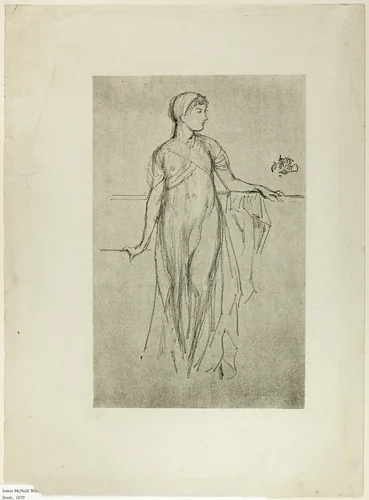 Study by James McNeill Whistler, print, 1879