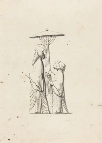 Sculpture at Persepolis, from Le Bruyn's Travels by Maria Denman; John Flaxman, print, 1829