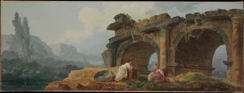 Arches in Ruins by Hubert Robert, painting, 1753-1808