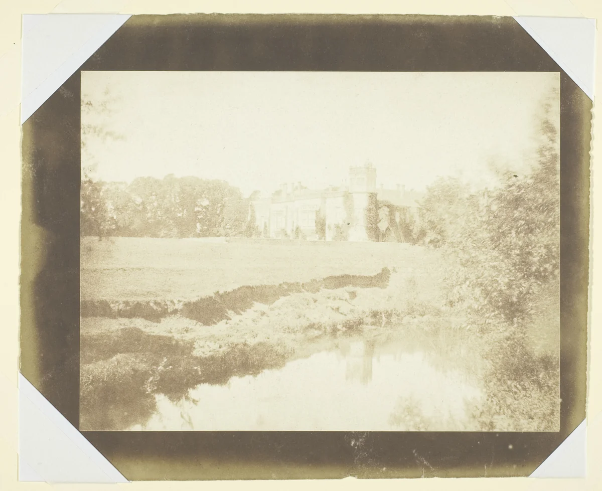 Lacock Abbey in Wiltshire by William Henry Fox Talbot, photograph, 1839-1849