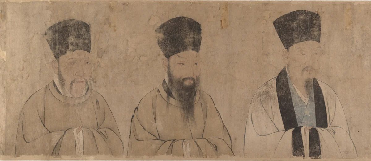 Twenty-five bust portraits of famous scholars by Unidentified Artist, painting, 1500-1699