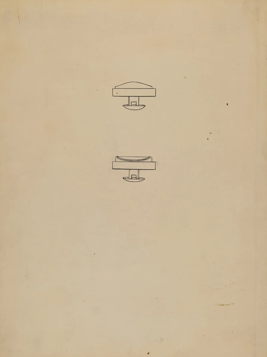Cuff Links by Dorothy Dwin, index of american design, 1935-1942