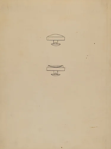 Cuff Links by Dorothy Dwin, index of american design, 1935-1942