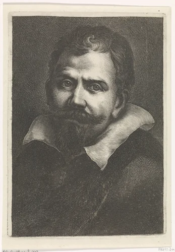 Portret van Paulus Willemsz. van Vianen by Abraham Lutma, print, 1650