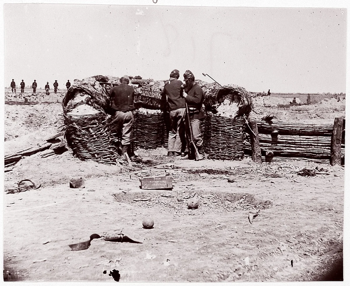 [Fort Sedgwick]/[Fort Price]. Brady album, p. 27 by Timothy O'Sullivan, photograph, 1861-1865