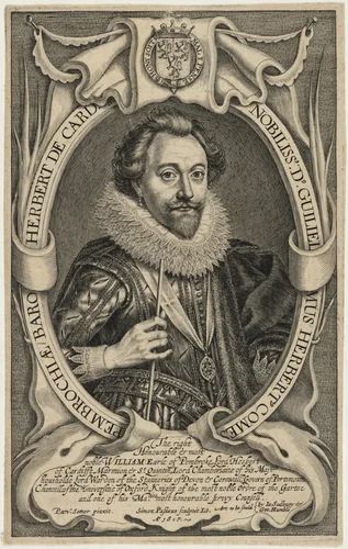 William Herbert, Third Earl of Pembroke by Simon van de Passe, print, 1595-1647