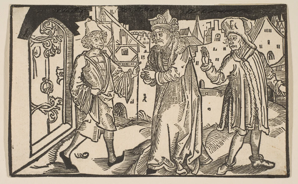 Andria, from "The Comedie of Terence", 19th century reprint by Albrecht Dürer, print, 1485-1528