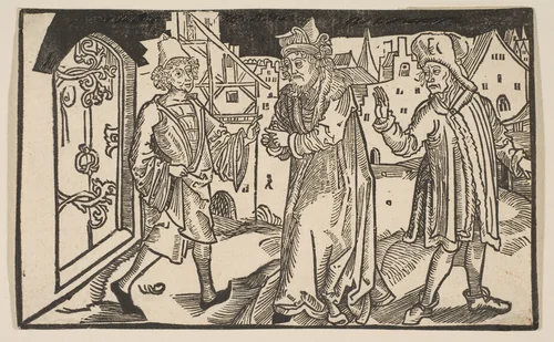 Andria, from "The Comedie of Terence", 19th century reprint by Albrecht Dürer, print, 1485-1528