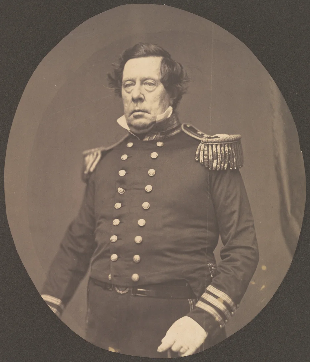 [Commodore Matthew Calbraith Perry] by Mathew Brady, photograph, 1856-1858