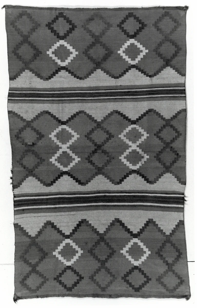 Blanket by Navajo, textile, 1855-1885