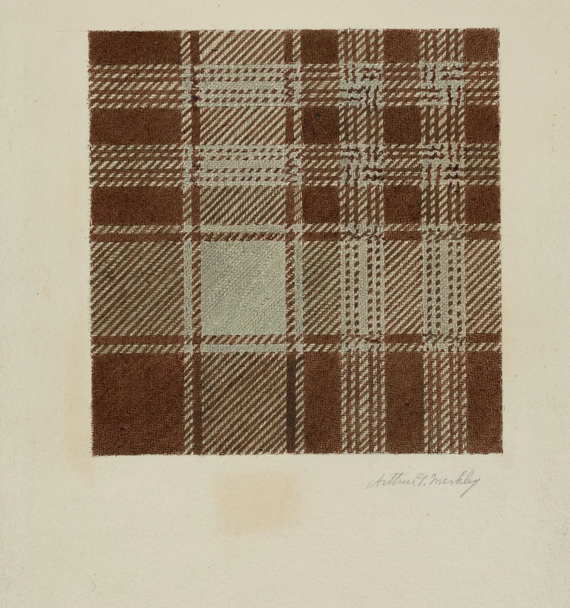 Shoulder Shawl by Arthur G. Merkley, index of american design, 1938