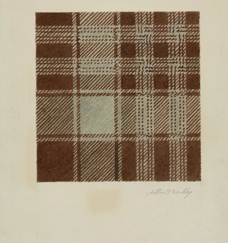 Shoulder Shawl by Arthur G. Merkley, index of american design, 1938