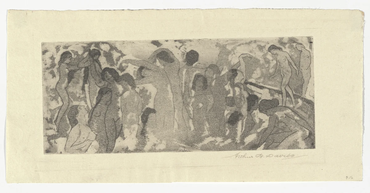 Potentia by Arthur B. Davies, print, 1919