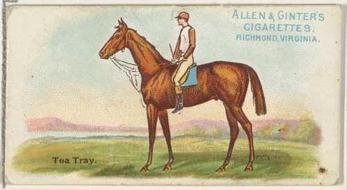 Tea Tray, from The World's Racers series (N32) for Allen & Ginter Cigarettes by Allen & Ginter, print, 1888