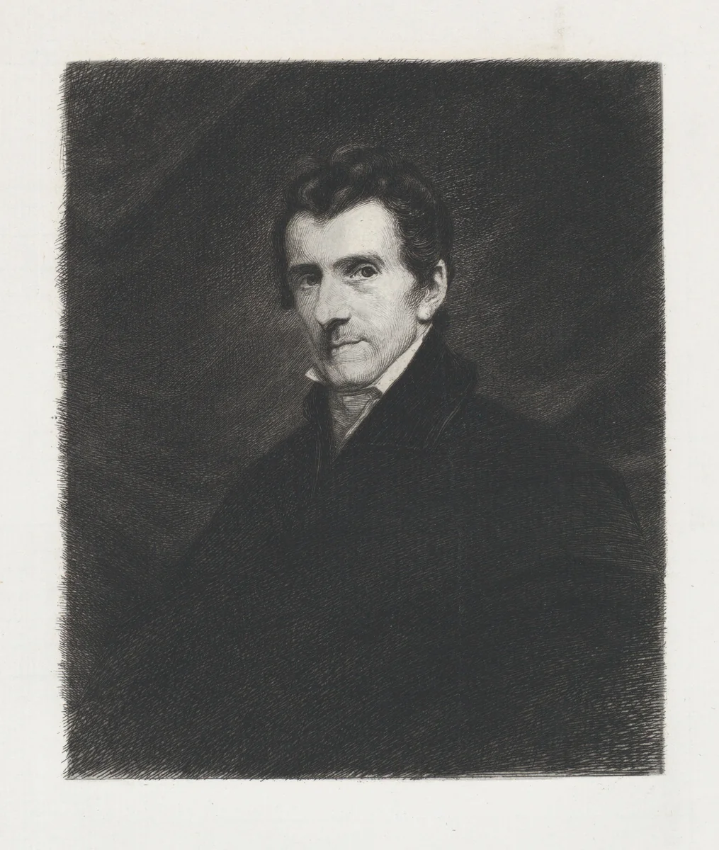 Antonio Canova by Paul Adolphe Rajon, print, 1873