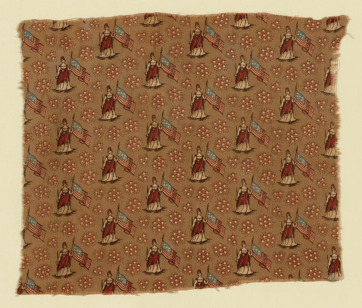 Fragment (Furnishing Fabric) by United States, textile, 1866-1886