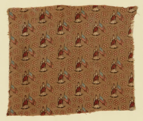 Fragment (Furnishing Fabric) by United States, textile, 1866-1886